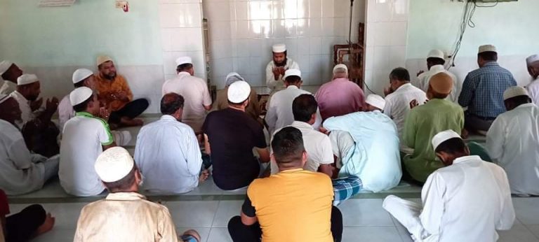 বঙ্গবন্ধুর  জন্মদিন উপলক্ষে খেয়াঘাট বাজারে দোয়া মাহফিল