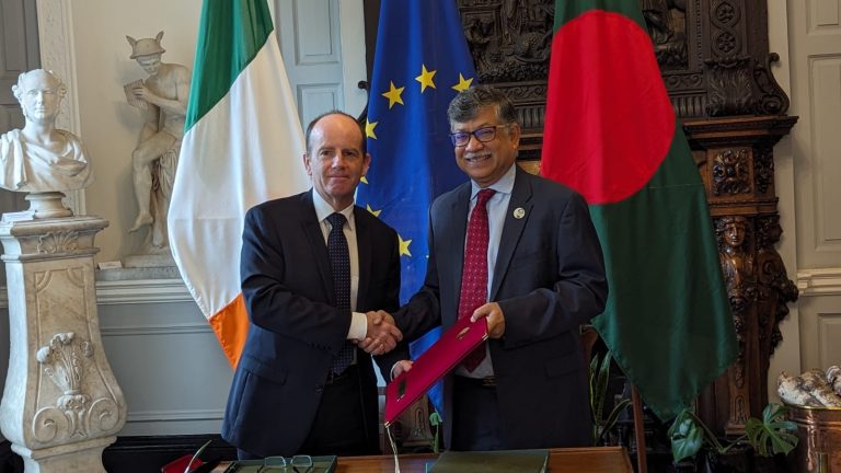 ৫২ বছরে প্রথমার বাংলাদেশ ও আয়ারল্যান্ড  এমওইউ স্বাক্ষর