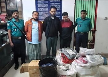 সিলেটে ডাকাতির মালামাল সহ গ্রেফতার  যুক্তরাজ্য প্রবাসী সহ তিন বিএনপি নেতা